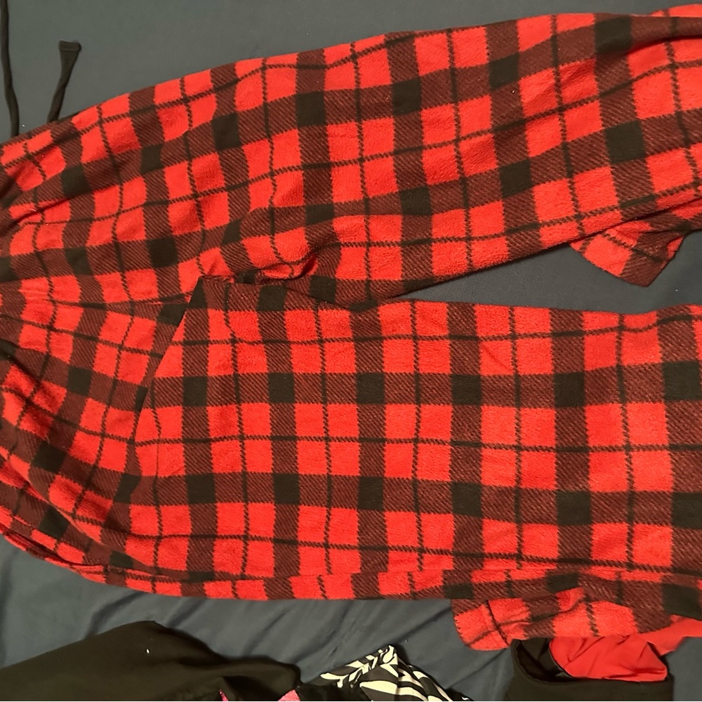 Red and Black Plaid Jacket